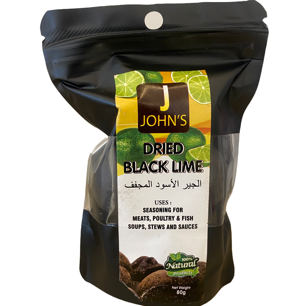 Dried Black Lime 80g- John’s