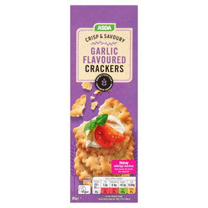 Garlic Flavored Crackers 185g- ASDA