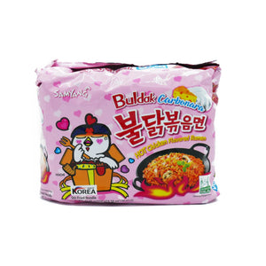 Carbonara Hot Chicken Ramen Noodles 140g- Samyang