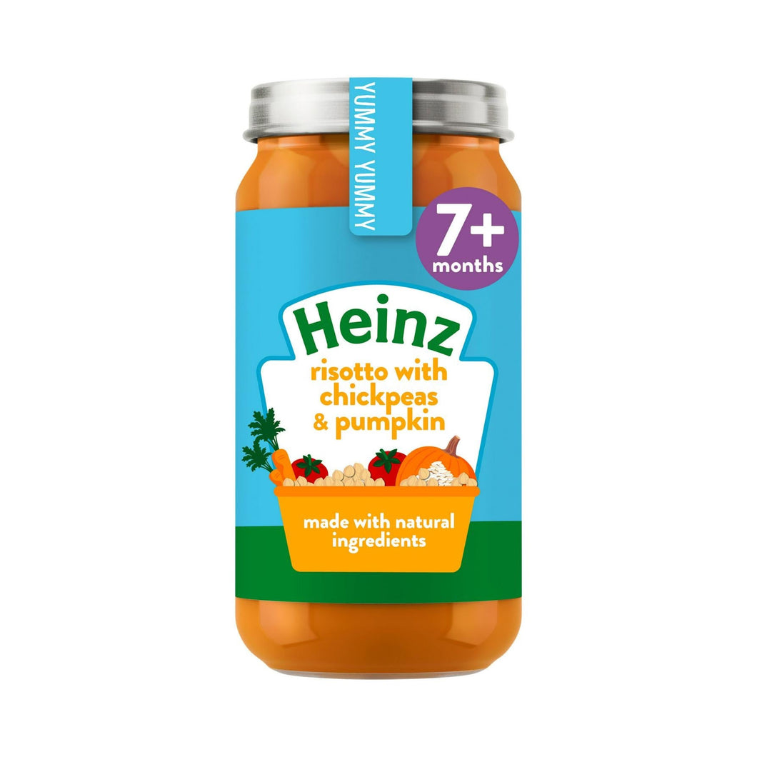 Risotto with Chickpeas & Pumpkin Baby Food Jar 7+ Months 200g - Heinz