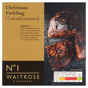 No.1 Twelve Months Matured Christmas Pudding 100g- Waitrose