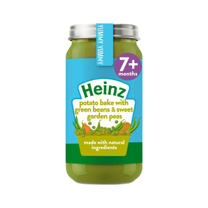 Potato Bake with Green Beans & Sweet Garden Peas Baby Food 7+ Months 200g - Heinz