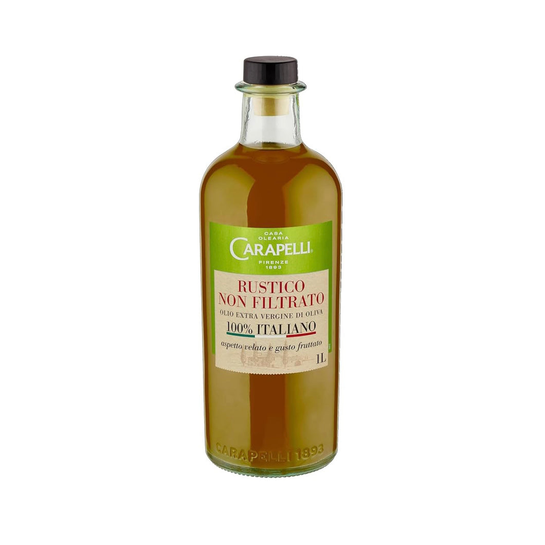 Rustico Unfiltered Extra Virgin Olive Oil 1L- Carapelli