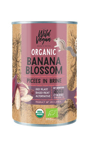 Banana Blossom Pieces in Brine 400g- Wild Vegan