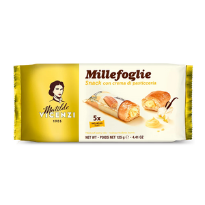 Puff Pastry with Pastry Cream 125g- Vicenzi