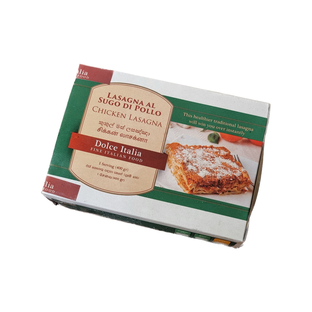 Chicken Lasagna 400g Frozen- Dolce Italia