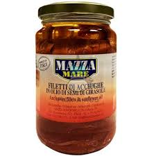 Anchovy Fillets in Sunflower oil 370g - Mazza