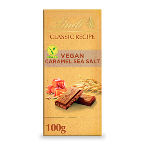 Classic Vegan Caramel & Sea Salt Chocolate 100g - Lindt