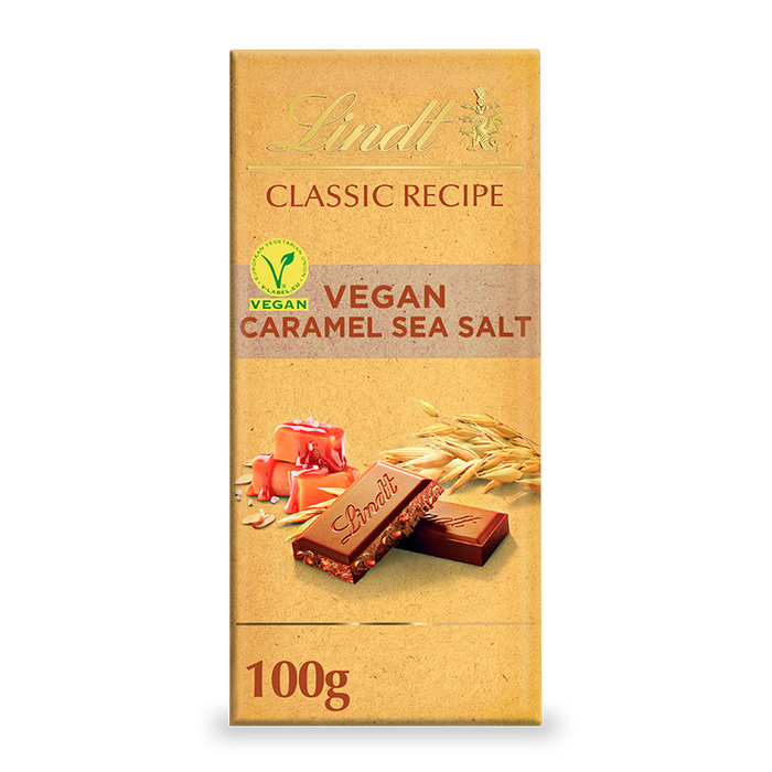 Classic Vegan Caramel & Sea Salt Chocolate 100g - Lindt