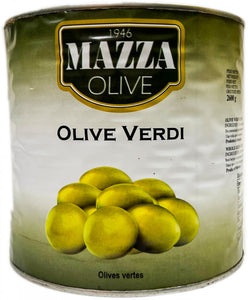 Whole Green olives 2.6kg. - Mazza