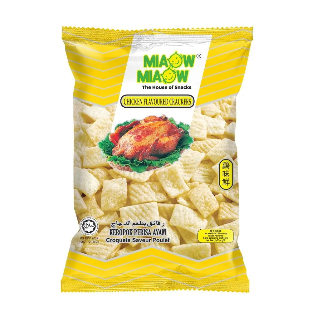 Chicken Flavoured Crackers 50G - Miaow Miaow