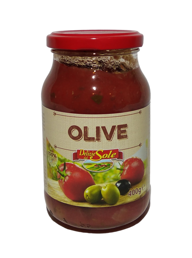 Pasta Sauce with Olives 400g - Delizie dal Sole