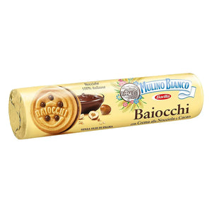 Baiocchi Hazelnut Cocoa Cream Biscuits 168g- Mulino Bianco