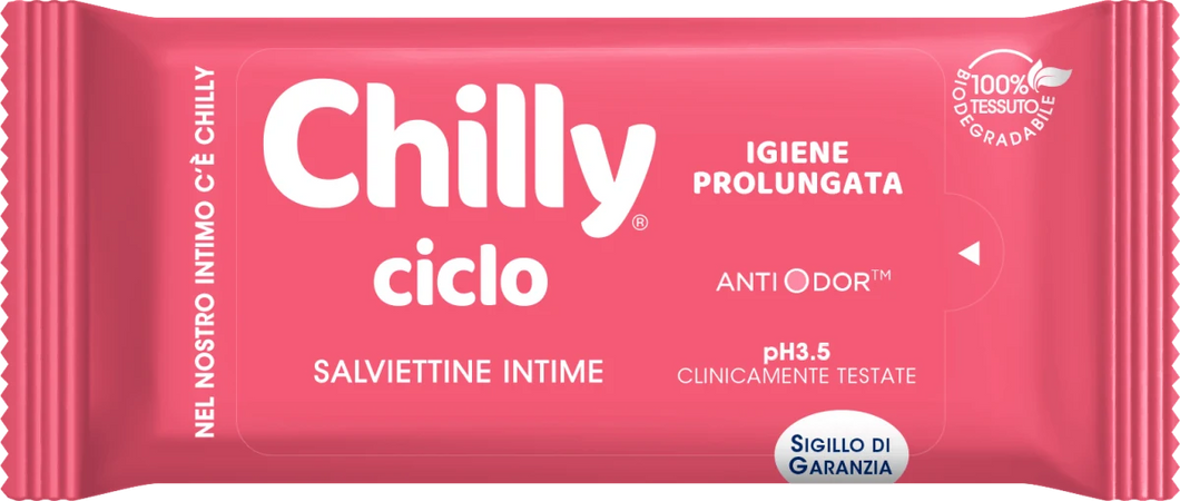 Chilly intimate Wipes 12Pcs