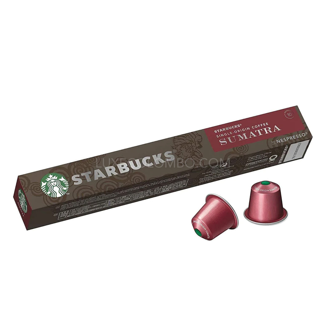 Starbucks By Nespresso Sumatra Coffee Capsules 10 Pack