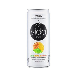 Orange Citrus  Flavoured Sparkling Drink 325ml - Vida Zero