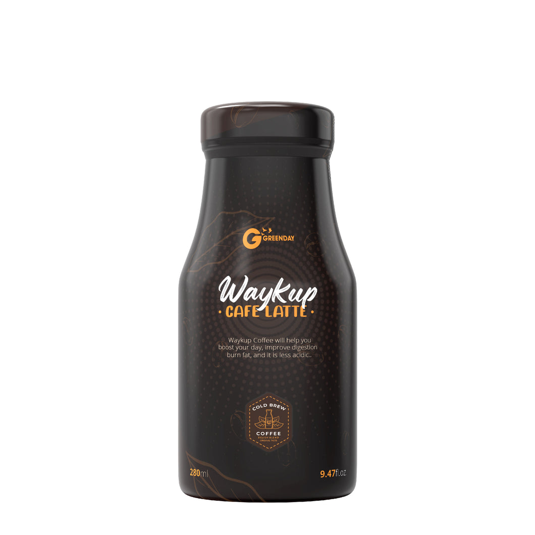 WAYKUP Café Latte 280ml - Greenday