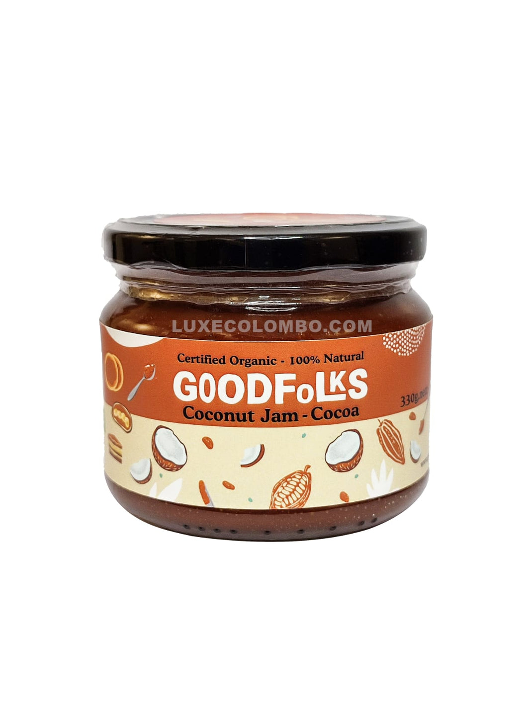 Cocoa Coconut Jam 330g - GoodFolks