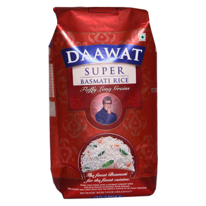 Super Basmati Rice 1kg - Daawat