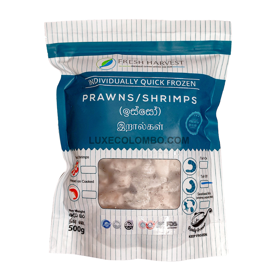 Prawns / Shrimp tail off 500g - Fresh Harvest