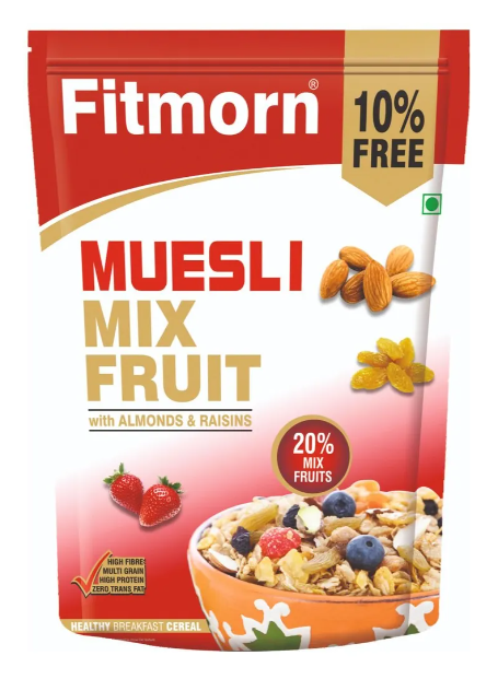 Muesli Mix Fruit 250g- Fitmorn