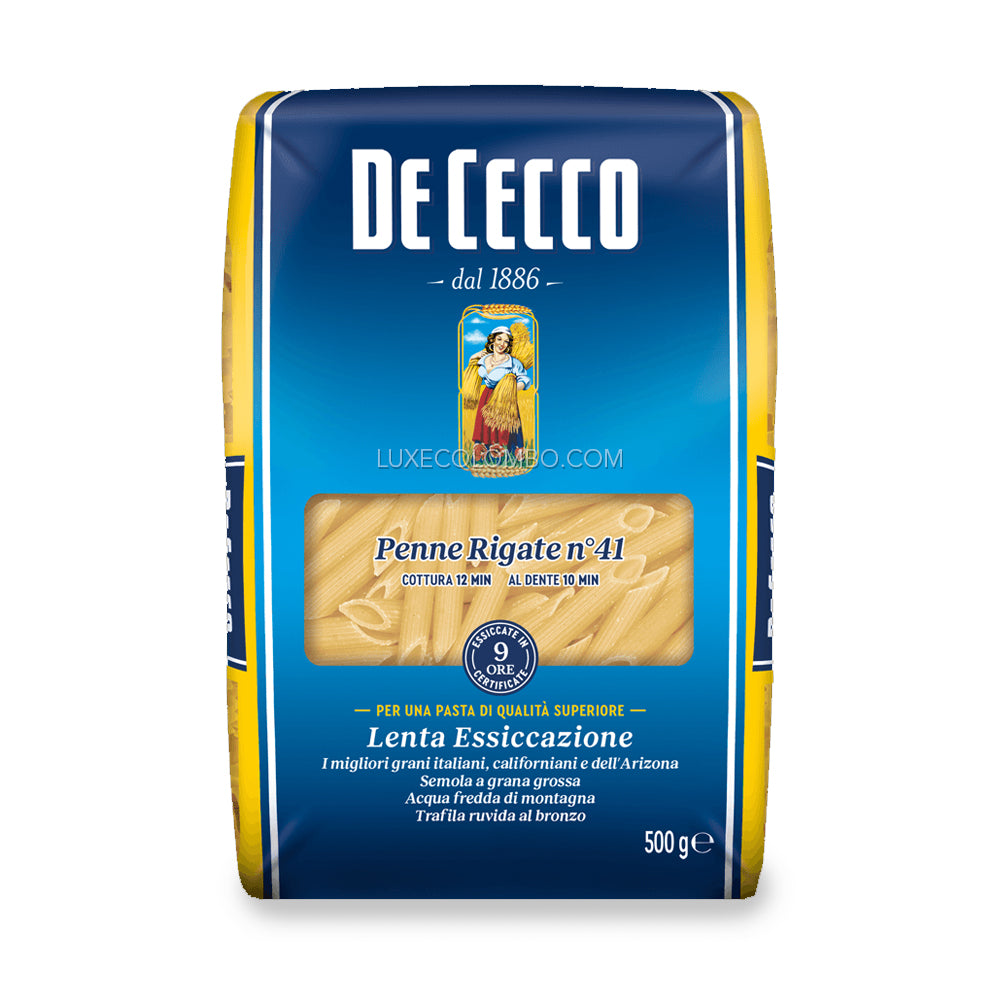 Pasta penne Rigate Dececco  500g