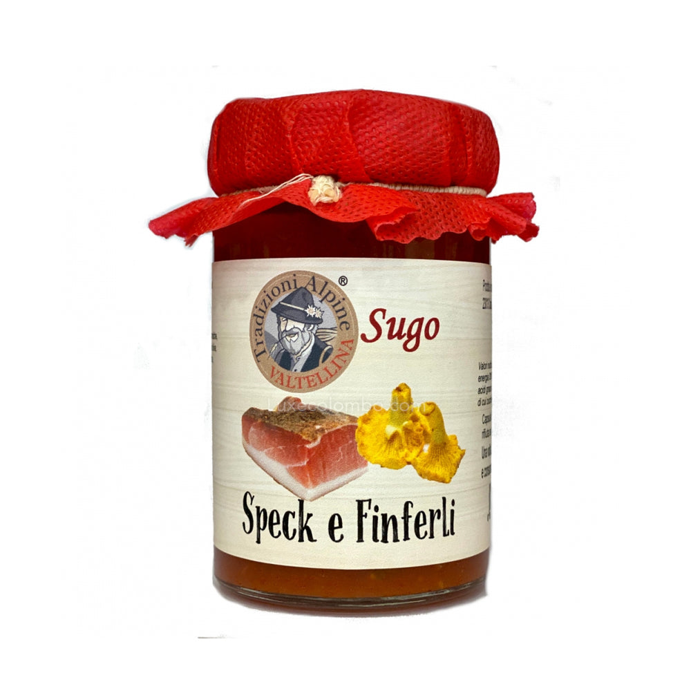 Pasta Sauce with Speck & Chanterelle mushroom 190g