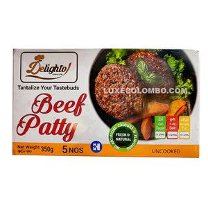 Beef Patty Box 350g - Delighto