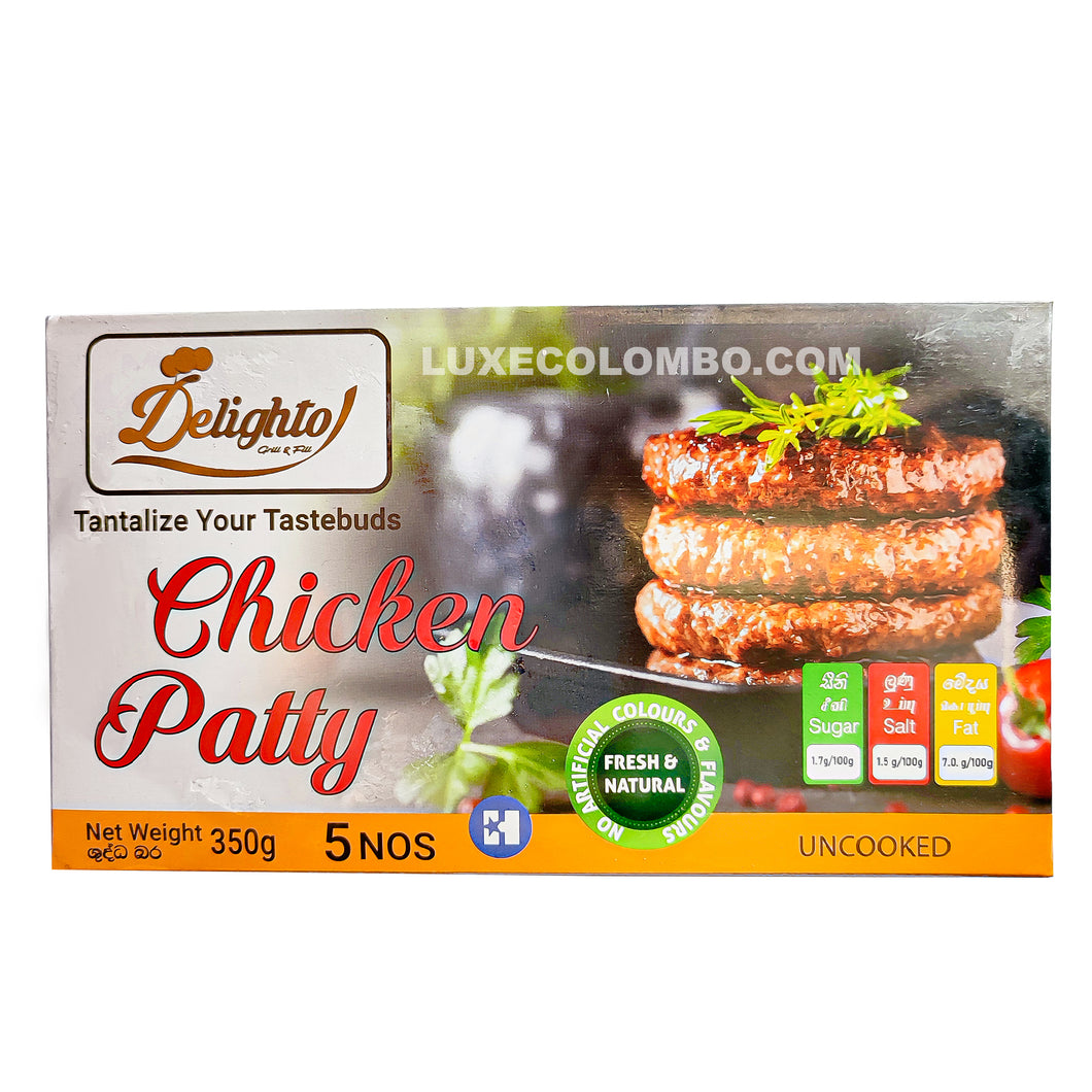 Chicken Patty box 350g - Delighto