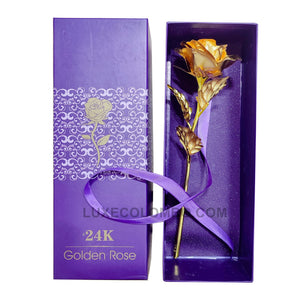 24K gold plated Rose